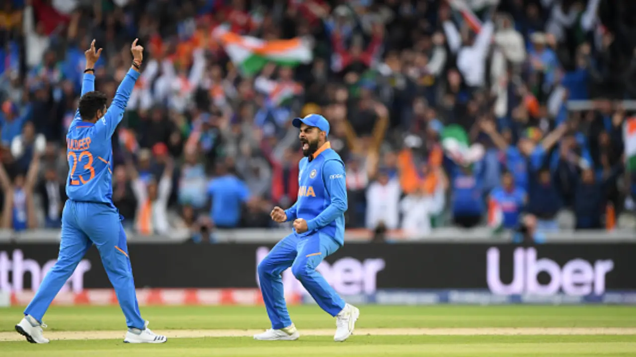 Kuldeep Yadav and Virat Kohli in World Cup 2019