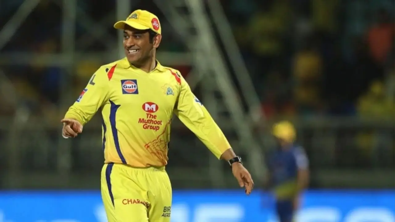 Chennai Super Kings' Captain MS Dhoni